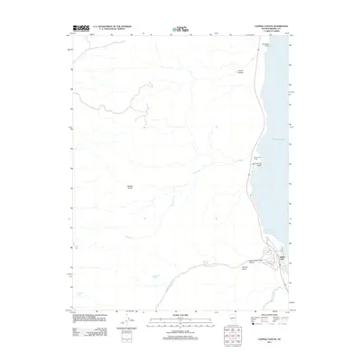 2011 Map of Copper Canyon, 2011 Print