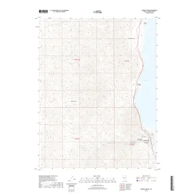 2018 Map of Copper Canyon, 2018 Print