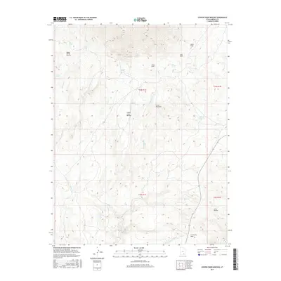 2017 Map of Copper Creek Benches, 2017 Print