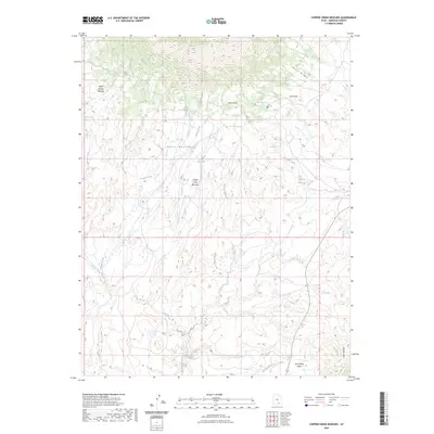 2023 Map of Copper Creek Benches, 2023 Print