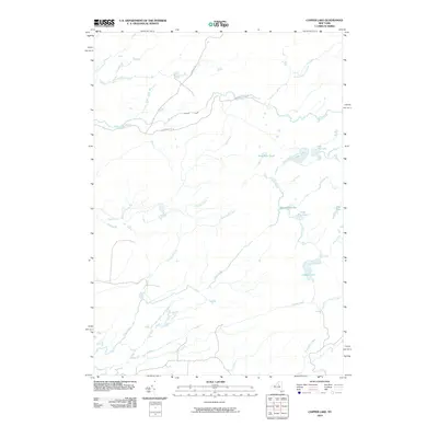 2010 Map of Copper Lake, 2010 Print