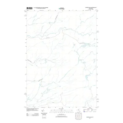 2013 Map of Copper Lake, 2013 Print