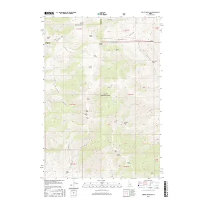 2017 Map of Copper Mountain, 2017 Print