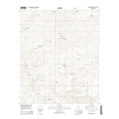 2014 Map of Copper Mountain, 2014 Print