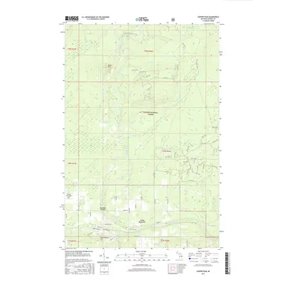 2017 Map of Copper Peak, 2017 Print
