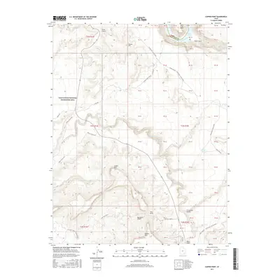 2017 Map of Copper Point, 2017 Print
