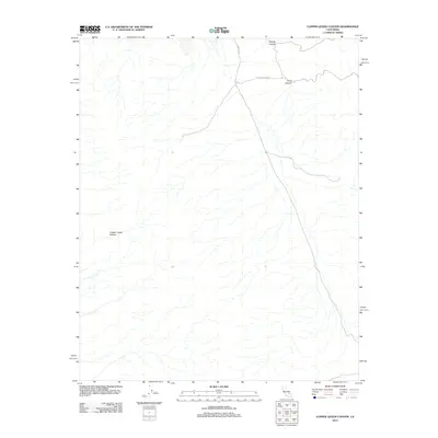 2012 Map of Copper Queen Canyon, 2012 Print