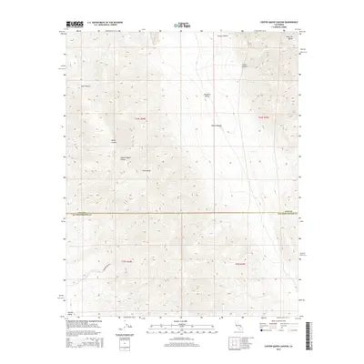 2015 Map of Copper Queen Canyon, 2015 Print