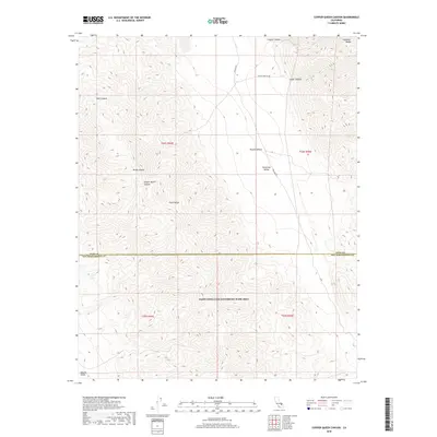 2018 Map of Copper Queen Canyon, 2018 Print