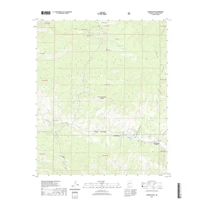2020 Map of Copperas Peak, 2020 Print