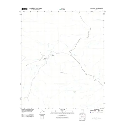 2011 Map of Copperosity Hills, 2011 Print