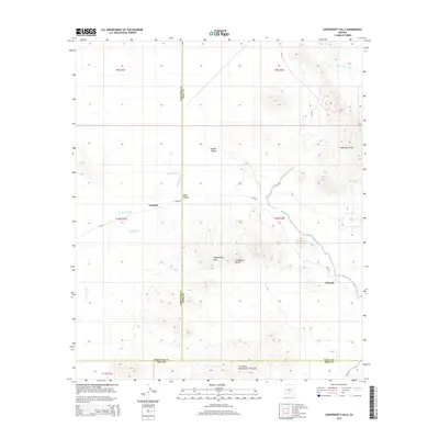 2014 Map of Copperosity Hills, 2014 Print