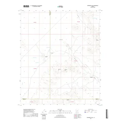 2018 Map of Copperosity Hills, 2018 Print