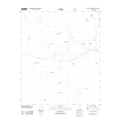 2011 Map of Copperplate Gulch, 2011 Print