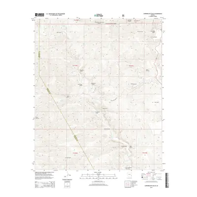 2014 Map of Copperplate Gulch, 2014 Print