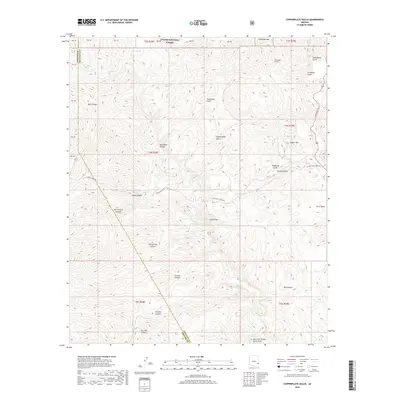 2018 Map of Copperplate Gulch, 2018 Print