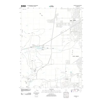 2011 Map of Copperton, 2011 Print