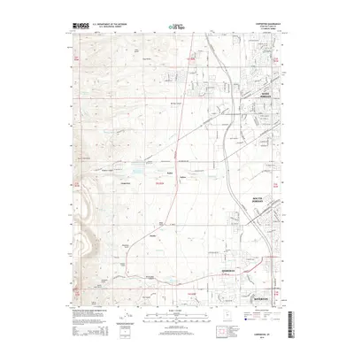 2014 Map of Copperton, 2014 Print