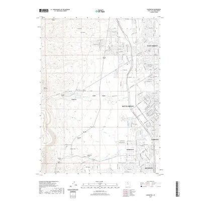2020 Map of Copperton, 2020 Print