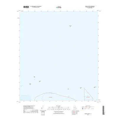 2018 Map of Coquille Point, 2018 Print
