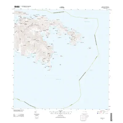2013 Map of Coral Bay, 2013 Print