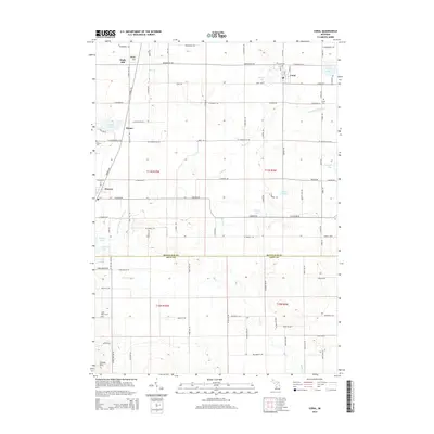 2014 Map of Coral, 2014 Print