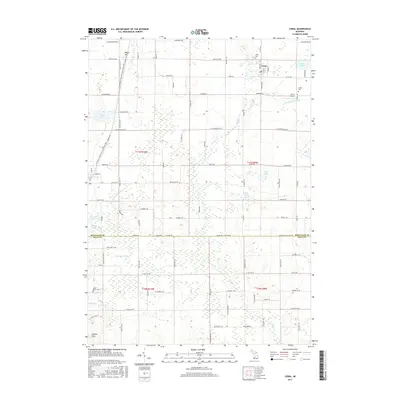 2017 Map of Coral, 2017 Print