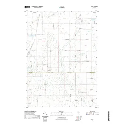 2019 Map of Coral, 2019 Print