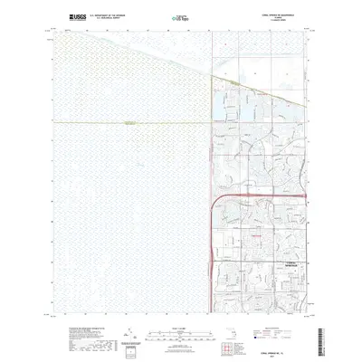 2021 Map of Coral Springs NE, 2021 Print