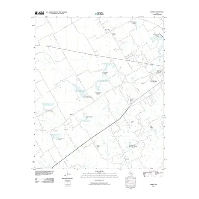2010 Map of Corbet, 2010 Print