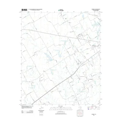 2012 Map of Corbet, 2012 Print