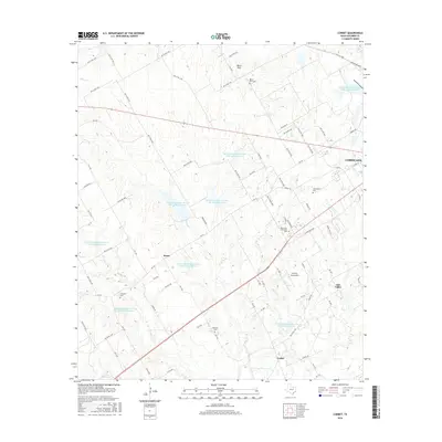 2016 Map of Corbet, 2016 Print