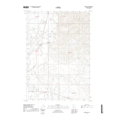 2017 Map of Corbett Dam, 2017 Print