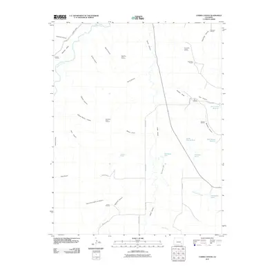 2010 Map of Corbin Canyon, 2010 Print