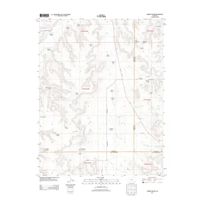2013 Map of Corbin Canyon, 2013 Print