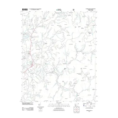2011 Map of Corbin Knob, 2011 Print