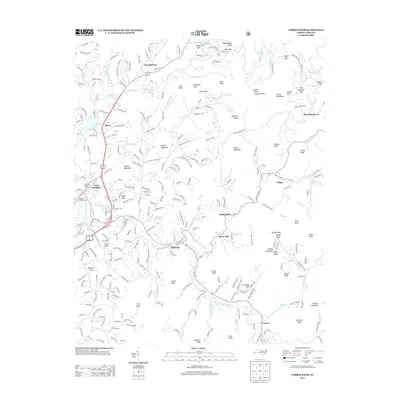 2013 Map of Corbin Knob, 2013 Print