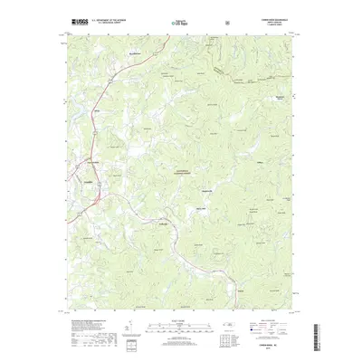 2019 Map of Corbin Knob, 2019 Print