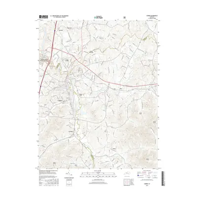 2016 Map of Corbin, 2016 Print