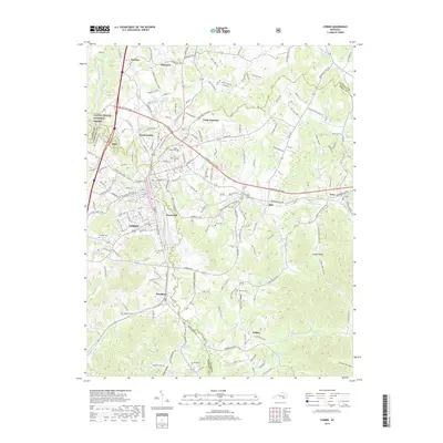 2019 Map of Corbin, 2019 Print