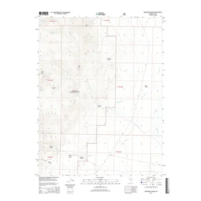 2014 Map of Corcoran Canyon, 2014 Print