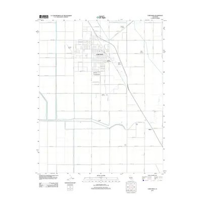 2012 Map of Corcoran, 2012 Print