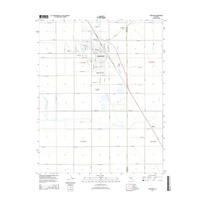 2015 Map of Corcoran, 2015 Print