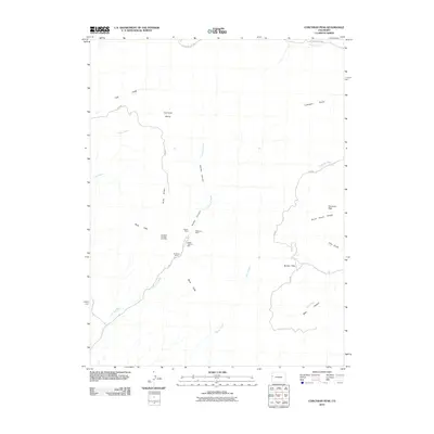 2010 Map of Corcoran Peak, 2010 Print