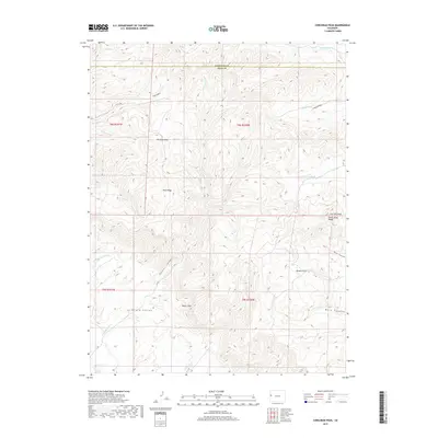 2019 Map of Corcoran Peak, 2019 Print