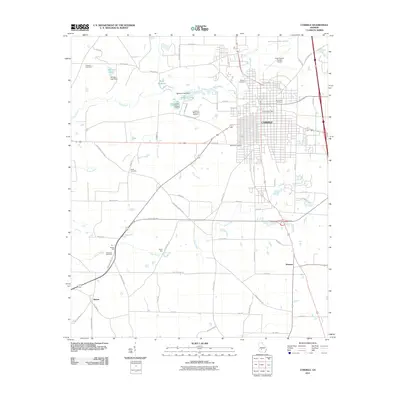 2011 Map of Cordele, 2011 Print