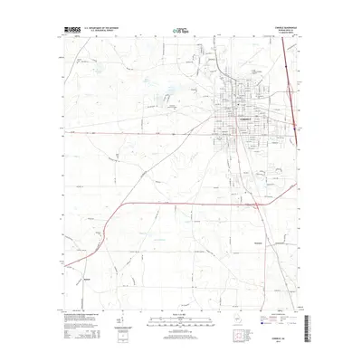 2014 Map of Cordele, 2014 Print