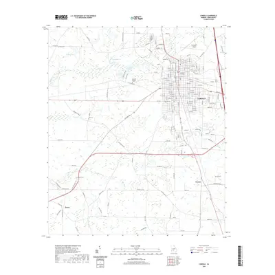 2020 Map of Cordele, 2020 Print