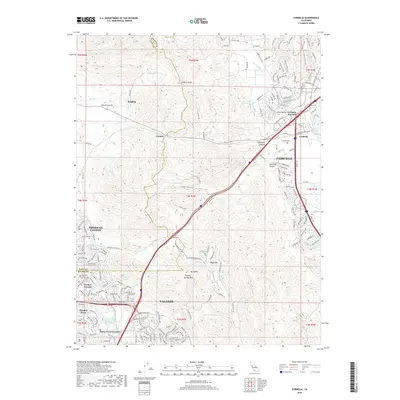 2018 Map of Cordelia, 2018 Print