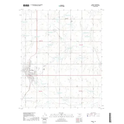 2018 Map of Cordell, 2018 Print